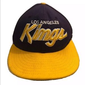 New Era Los Angeles Kings Hat in Purple and Gold
